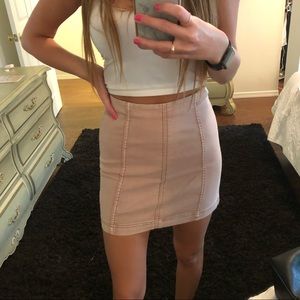 SOLD free people denim skirt